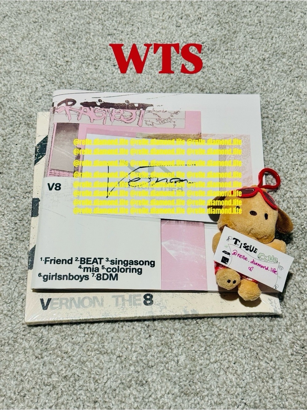 Seventeen V8 Vernon Signed Album
